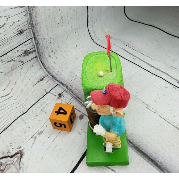 Coots 3D Golf Figurine Date Desk Calendar - "Old Coot" with Month and Date Tiles - Picture 5 of 12